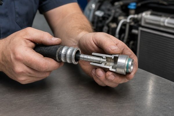 automotive AC hose fittings overview